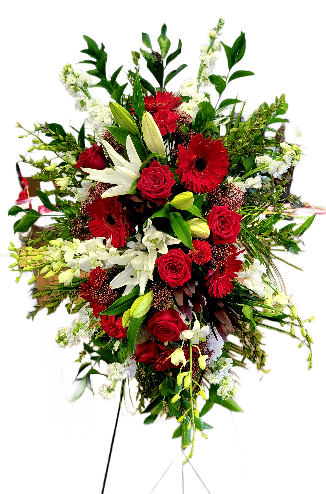 Sacred Heart Standing Spray