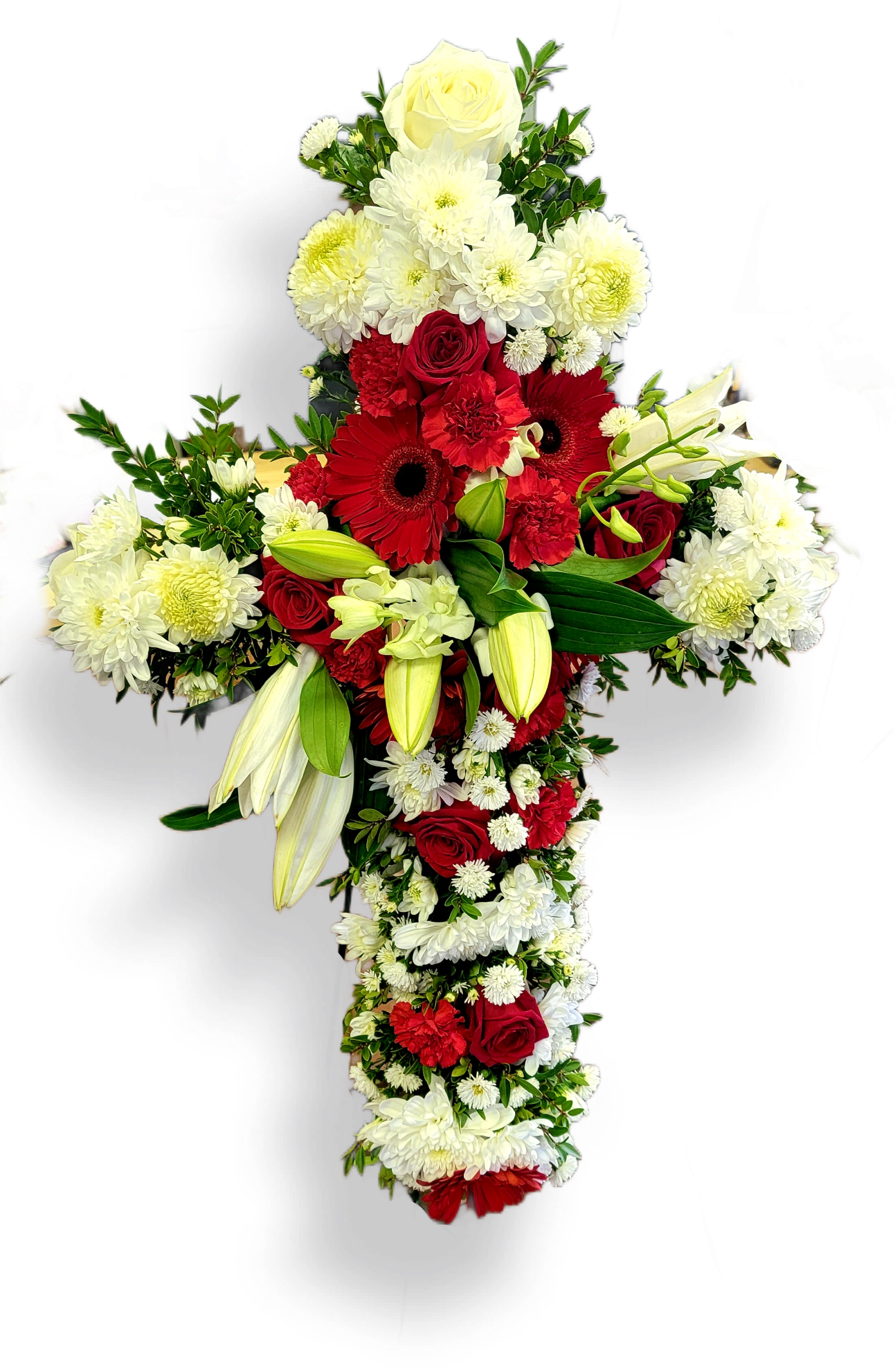 Sacred Cross Standing Spray