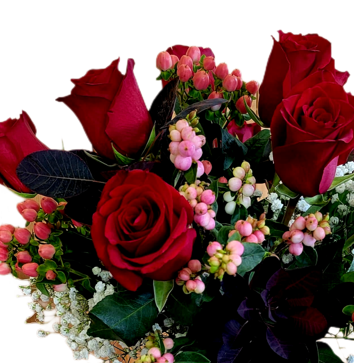 Dozen of Red Roses with Fillers