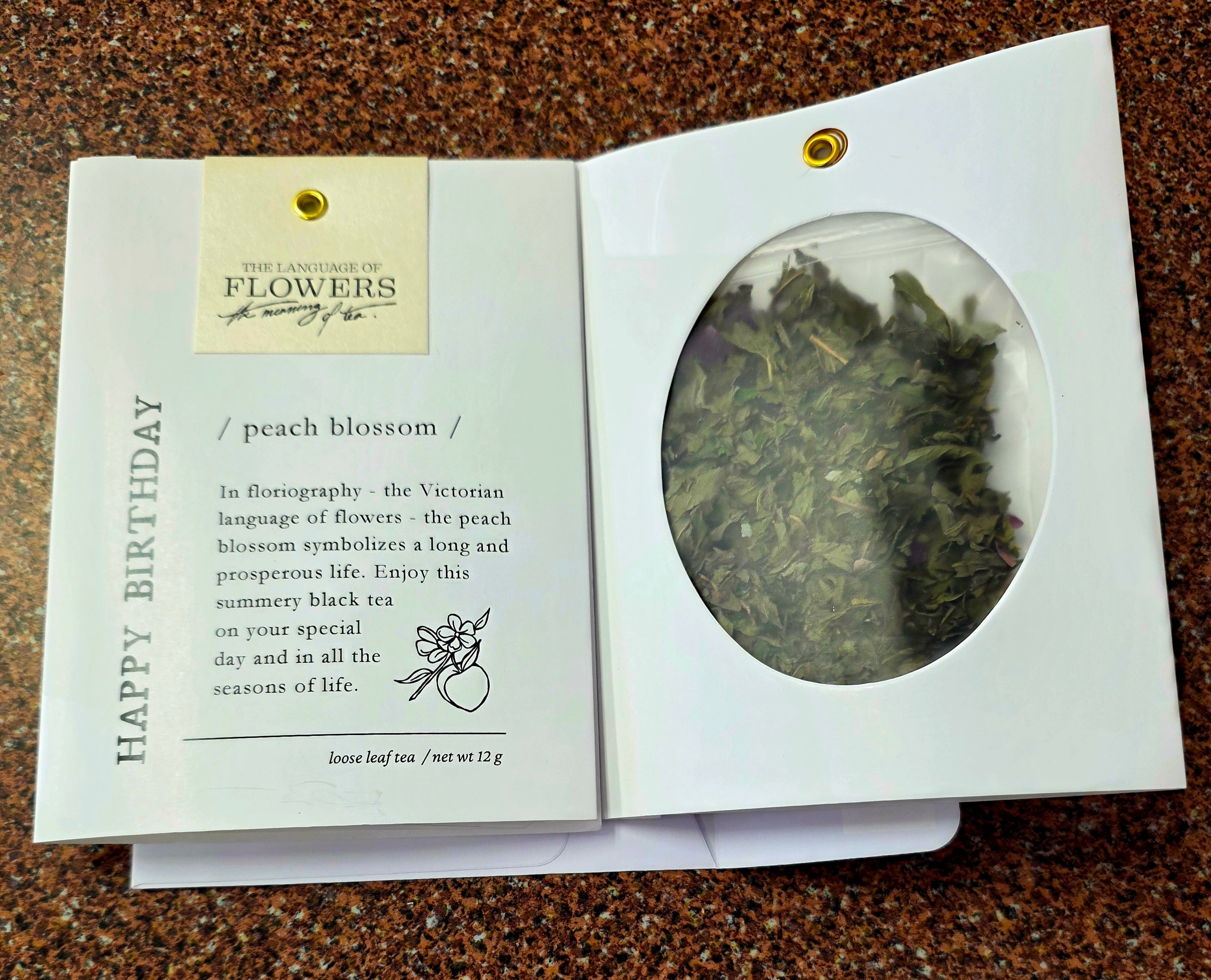 Card + Envelope - Botanical Tea Cards