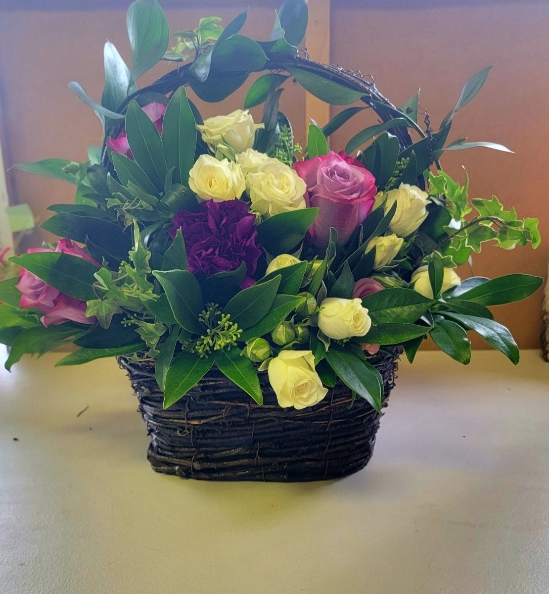 Blooming Basket - Rosebay Florist