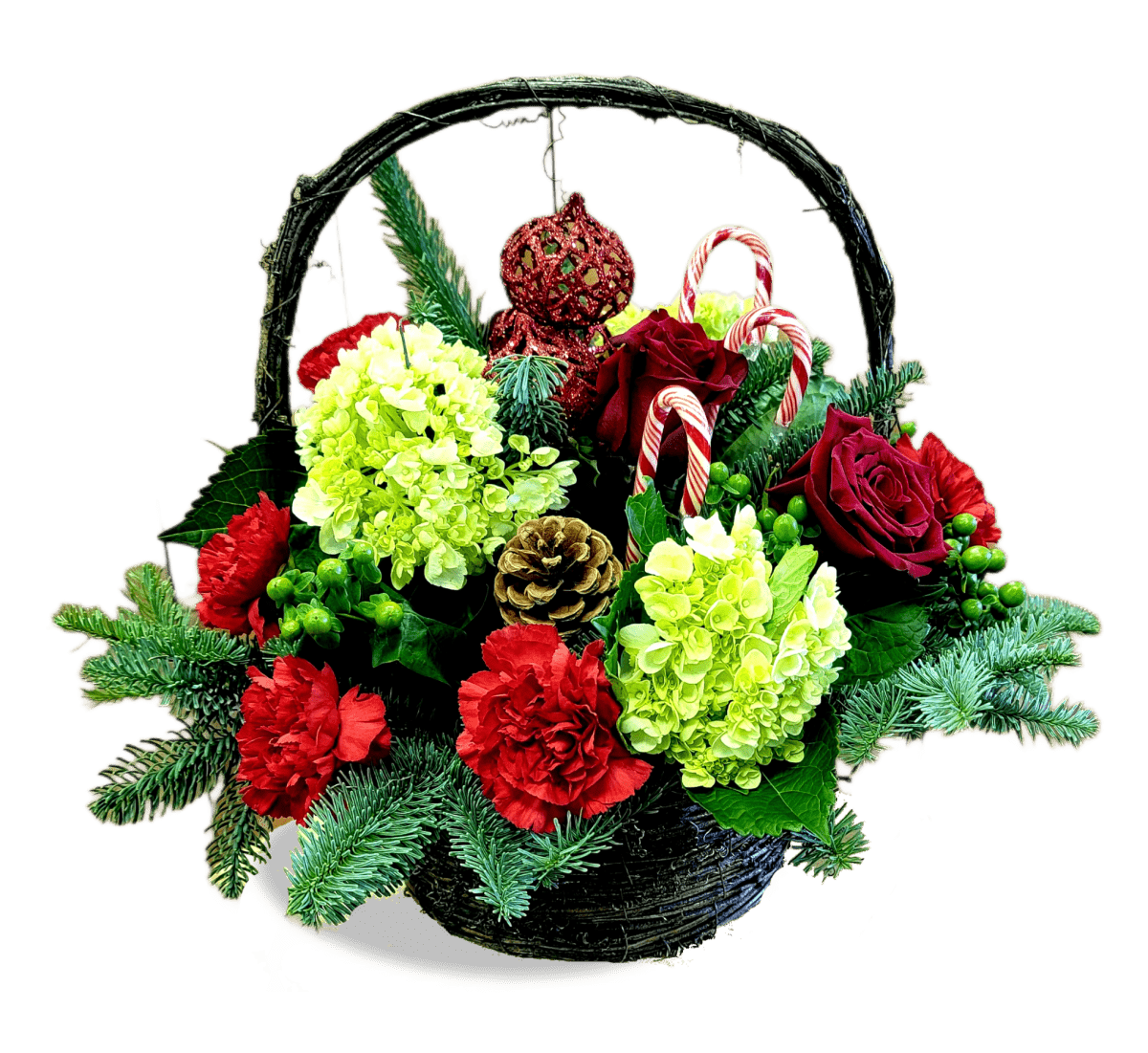 Candy Cane Basket - Rosebay Florist
